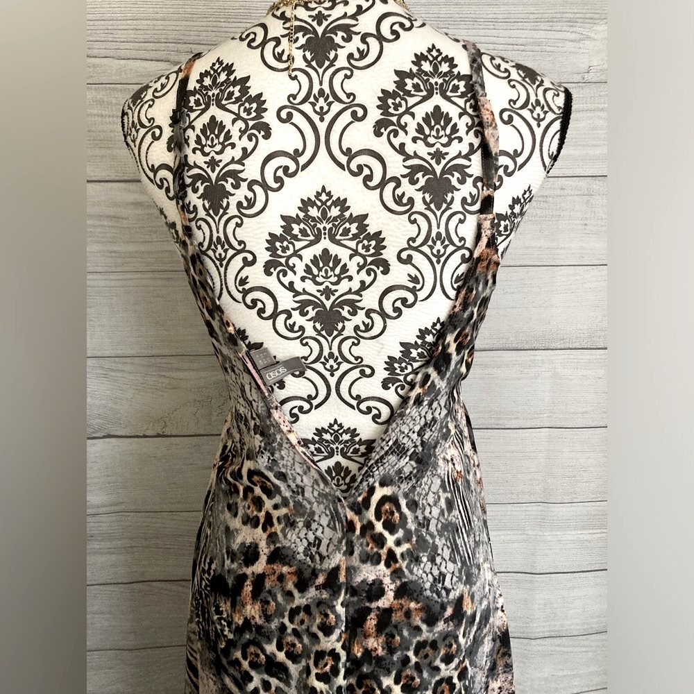 ASOS | Women’s Multi-Animal Print Swim Cover Up - Picture 4 of 10
